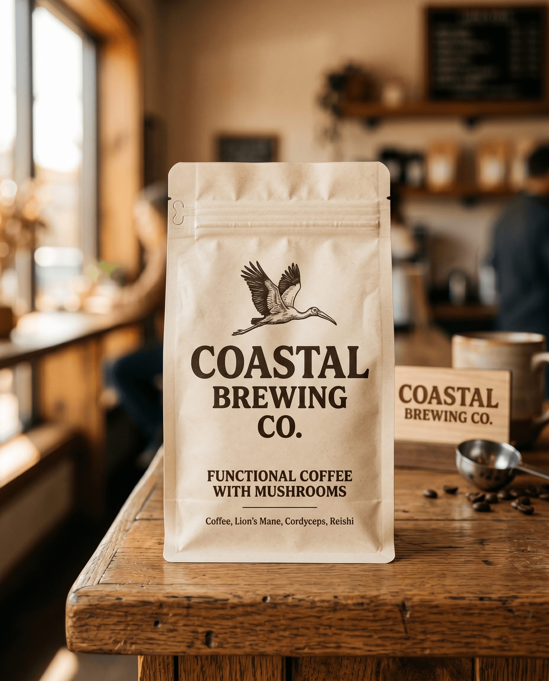 Functional with Mushrooms — Coastal Brewing Co. mushroom hero